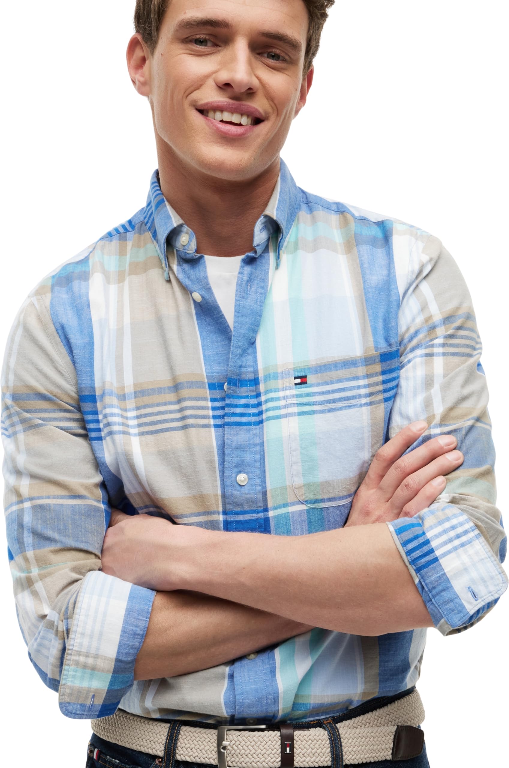 Tommy Hilfiger Camisa L/S para Hombre