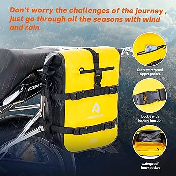 ARMOURAIN バイクシートバッグ防水 15L Amazon | ARMOURAIN バイクシートバッグ防水 15L バイク サイド