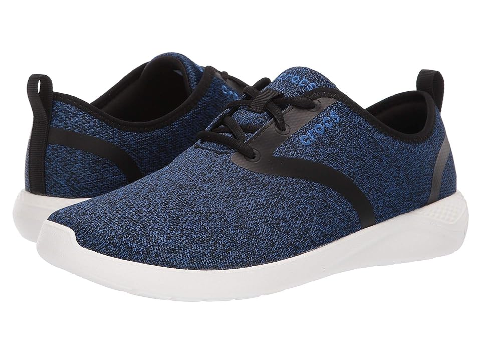 

Crocs LiteRide Lace (Blue Jean/White) Men's Shoes