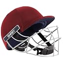 Shrey Classic Steel Batting Fixed Visor Cricket Helmet for Men's (Maroon, XL) gallery image