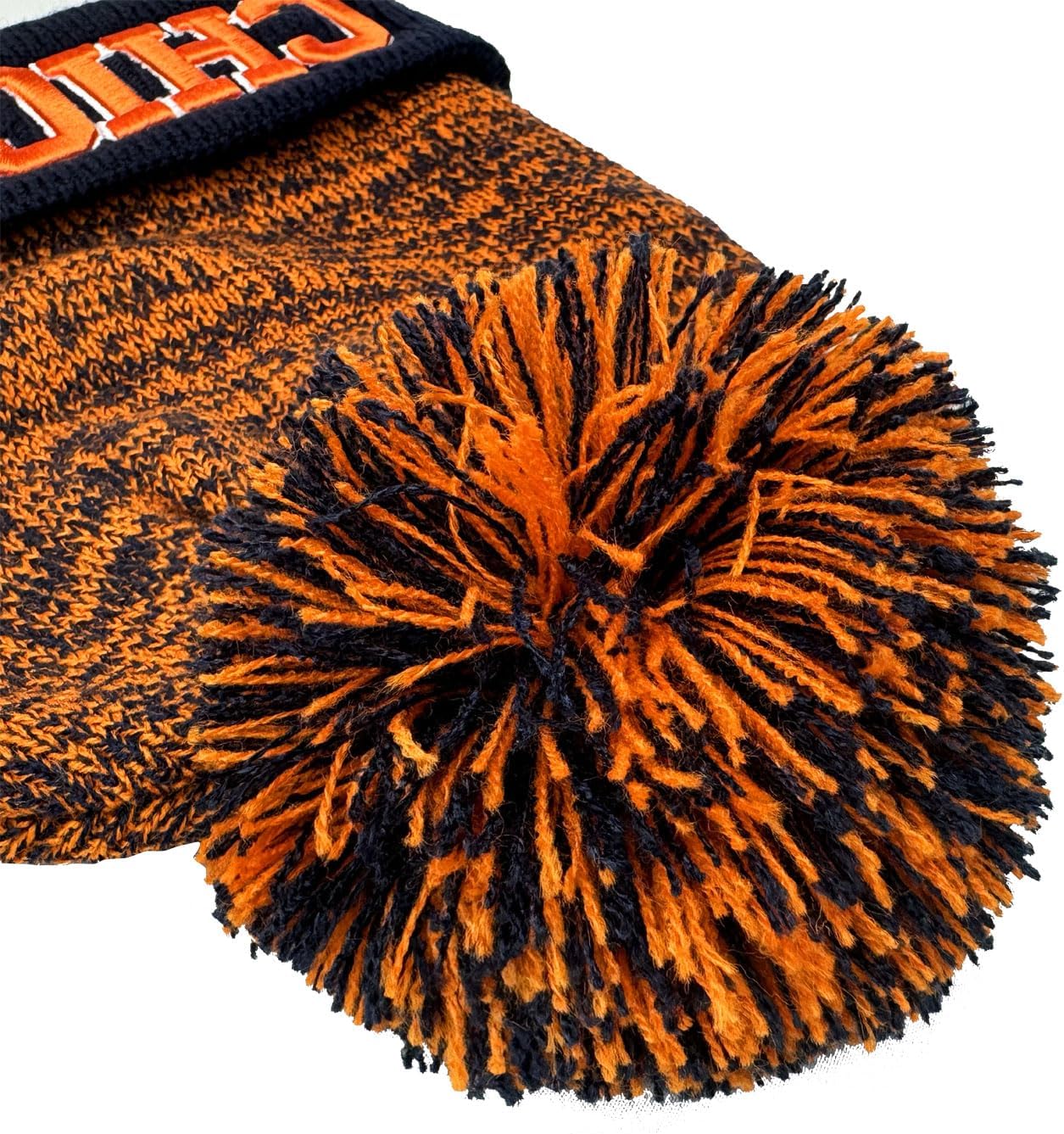 Football Beanie Hat for Men and Women Super Soft Pompom Knit Cap Winter Skullcap Toque - Image 3