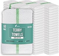 Vista 23 de GREEN LIFESTYLE White Shop - Toallas de 12 x 14 pulgadas, 150 unidades, 100% algodón, súper absorbentes y duraderas, trapos reutilizables a granel