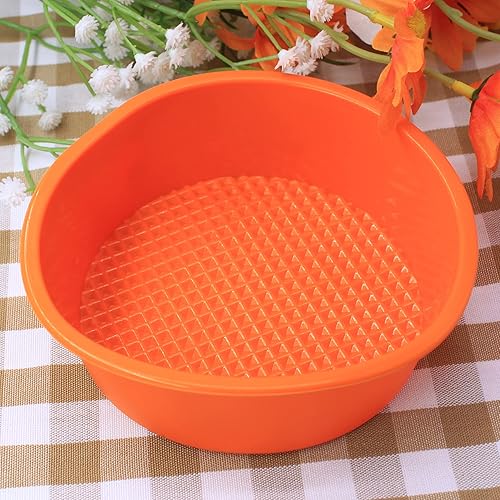 Miniatura 9 de X-Haibei Molde de pan, mini redondo flexible de 4.5 pulgadas, molde para hornear, sándwiches de silicona, hamburguesas