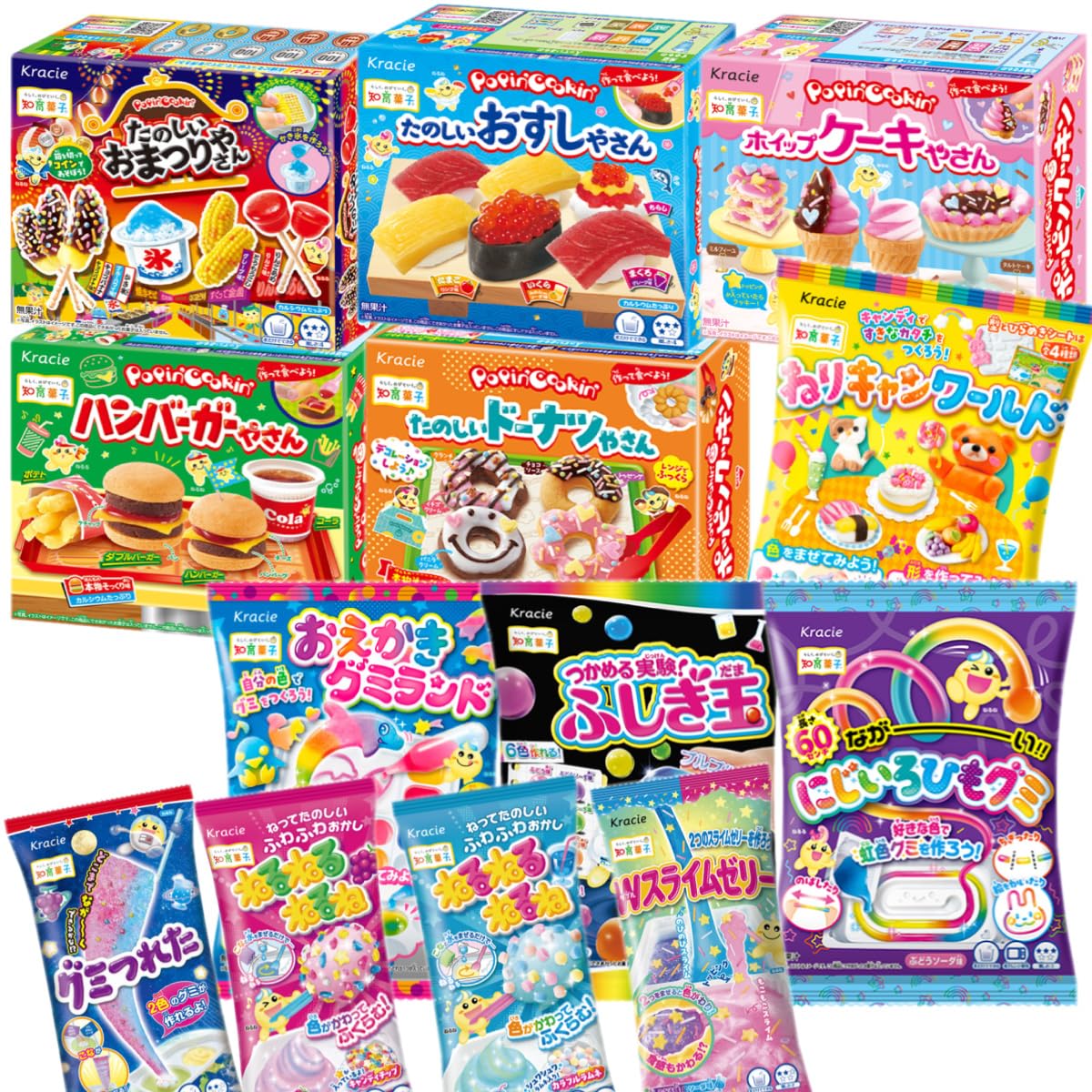 Amazon.co.jp: クラシエ 知育菓子 詰め合わせ (13種類セット) : 食品