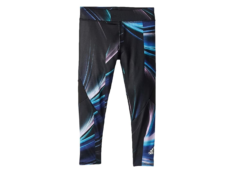 

adidas Kids Believe This Tights (Big Kids) (Purple Print) Girl's Casual Pants