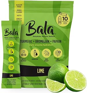 BALA Enzyme Sugar-Free Drink Mix Powder - Lime 0.25oz (10 Count)