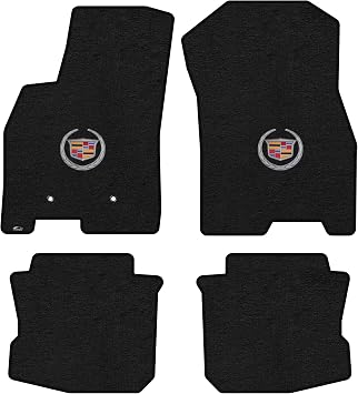 Lloyd Mats Custom-Fit Carpeted Floor Mats Premium Luxury Car Floor Liners for Cadillac DTS 2008-2011 Charcoal, 4 PC - Fronts & Rears