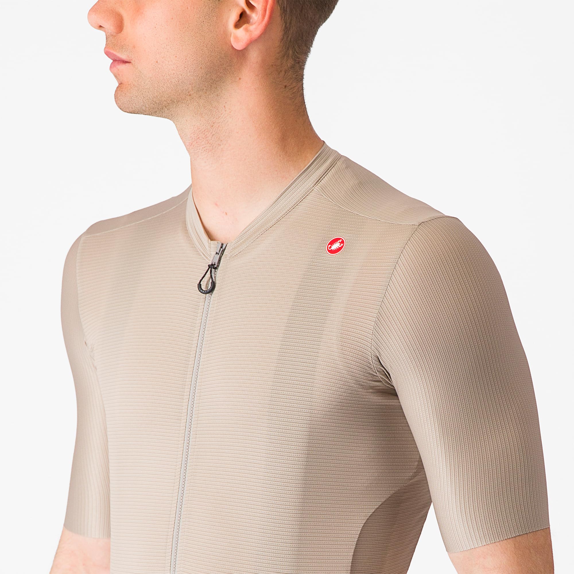 CASTELLI Espresso koszulka techniczna męska, Glina/czarny, XS
