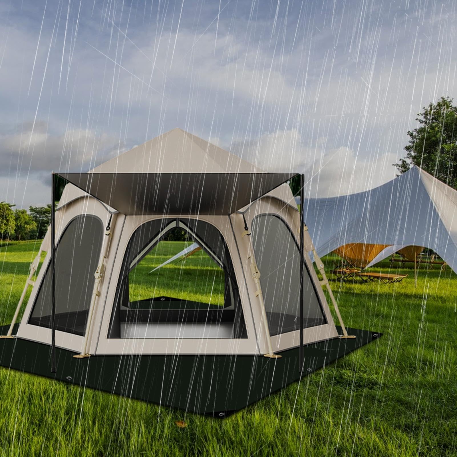 para el Suelo de la Tienda de campaña - Estera de Camping Impermeable