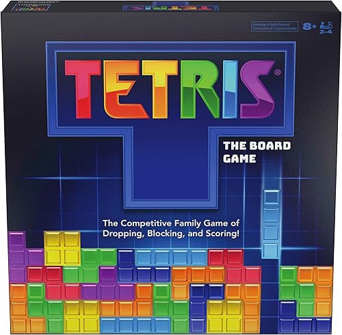 Miniatura 1 de Spin Master Games, Tetris El juego de mesa, juega el clásico juego de rompecabezas Tetris en la vida real, desafío de rompecabezas multijugador