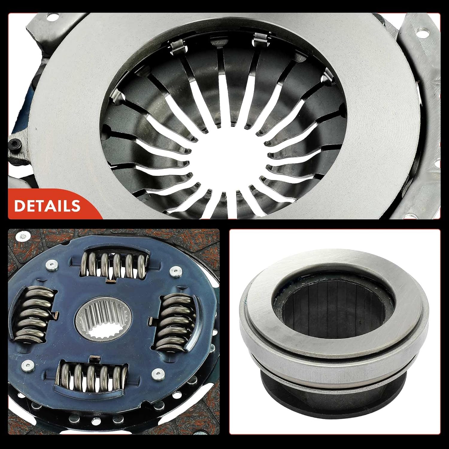 A-Premium Transmission Clutch Kit Set Compatible with Chevrolet S10 1994-1995 2.2L & GMC Sonoma 1994-1995 2.2L, Replace# L04138