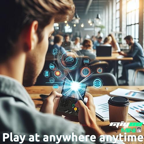 Miniatura 4 de Miyoo Mini V4 OnionOS Consola de juegos portátil 2.8 pulgadas 750*560 IPS Pantalla Miyoo-mini v4 Onion-System con estuche portátil T-Negro