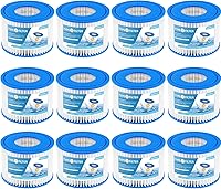 Vista 7 de isinlive Paquete de 6 Filtros Tipo VI para Bañera de Hidromasaje y Filtro de SPA de Repuesto Compatible con Lay-Z Spa, Intex, Coleman SaluSpa