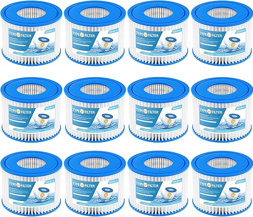Miniatura 7 de isinlive Paquete de 6 Filtros Tipo VI para Bañera de Hidromasaje y Filtro de SPA de Repuesto Compatible con Lay-Z Spa, Intex, Coleman SaluSpa