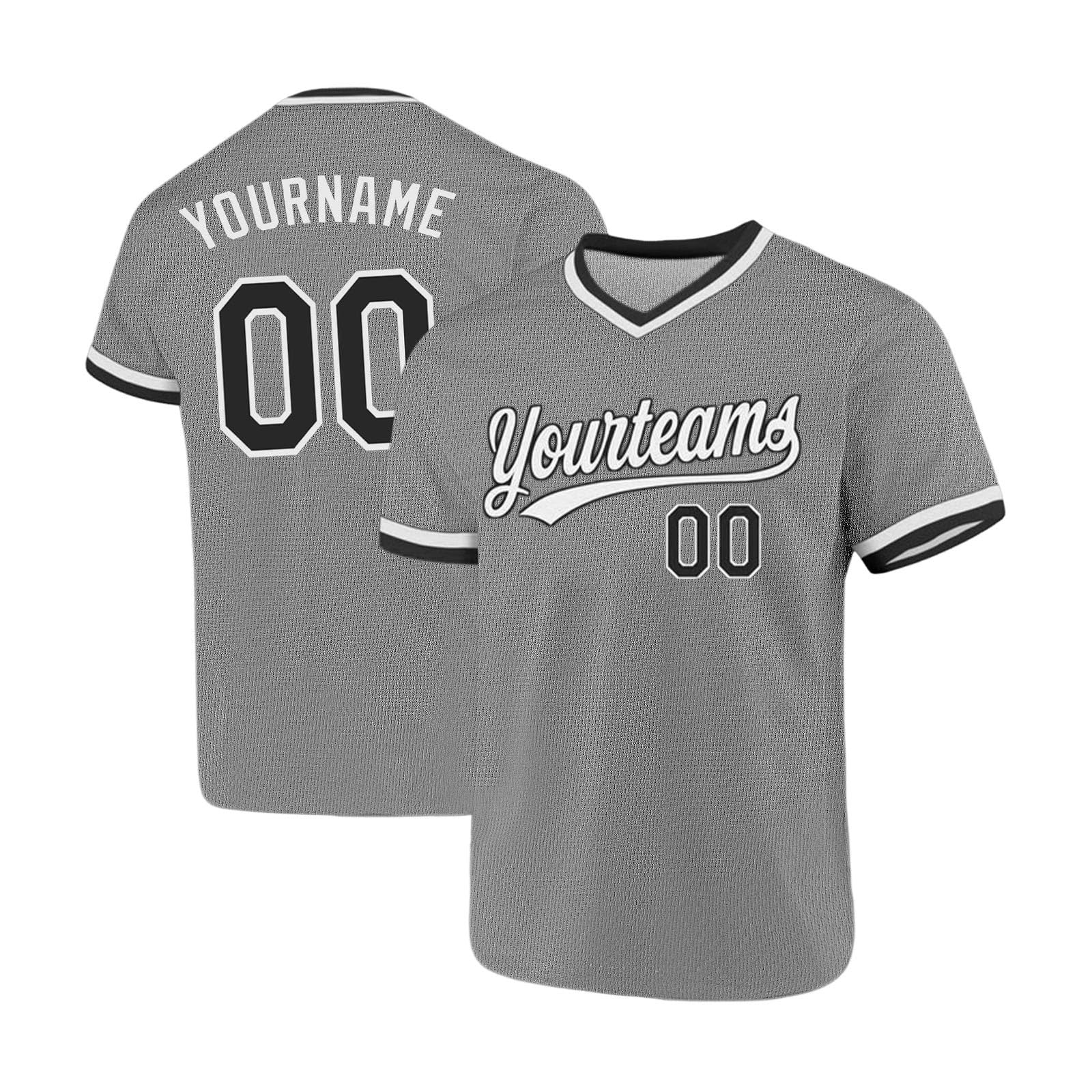 Personalised Jersey Men Custom T Shirt with Team Name Number Design Your Own Personalized Baseball Shirt,V Neck Short Sleeve,Long-Lasting Printing,Breathable,Moisture-wicking,Custom Football Jersey