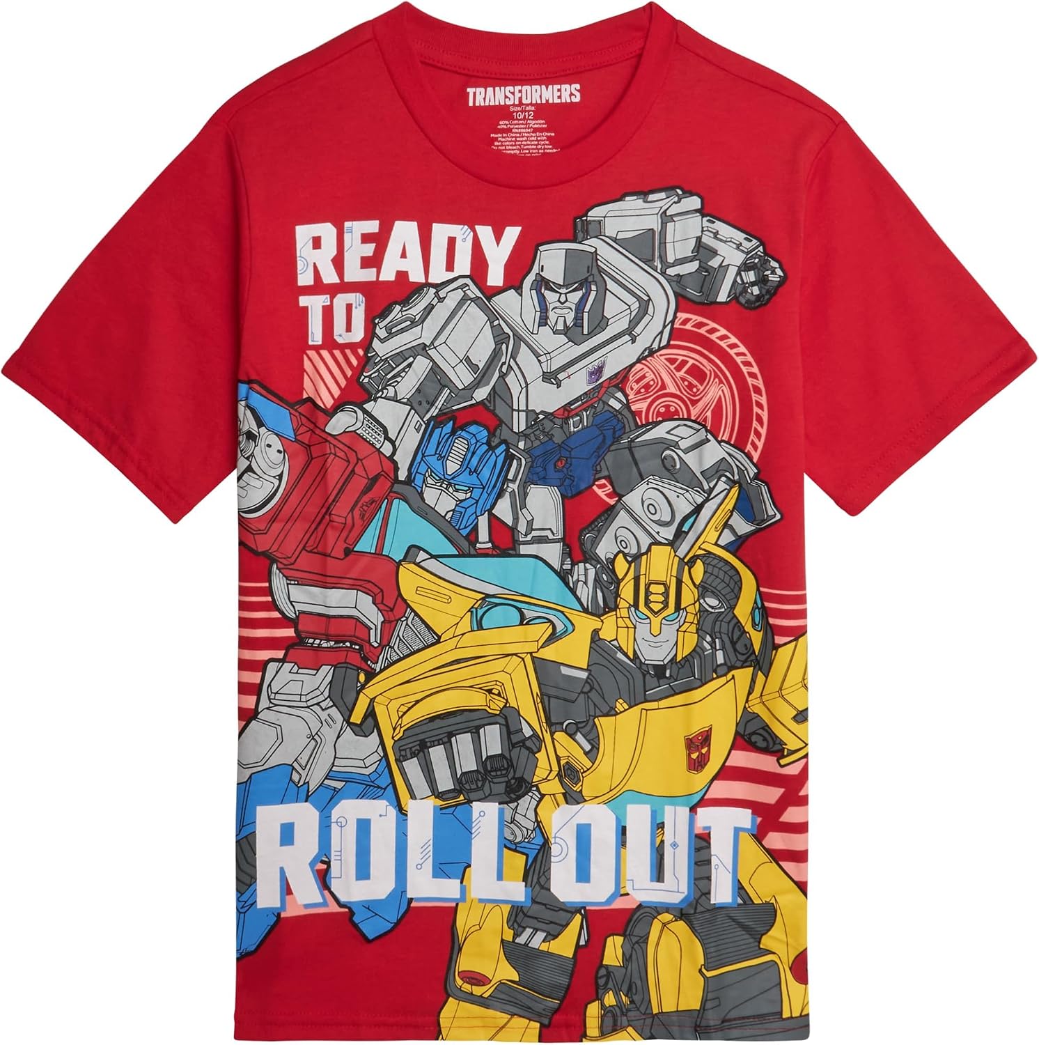 Transformers Boys T-Shirt - 2 Pack Cotton Optimus Prime Bumble Bee Shirts
