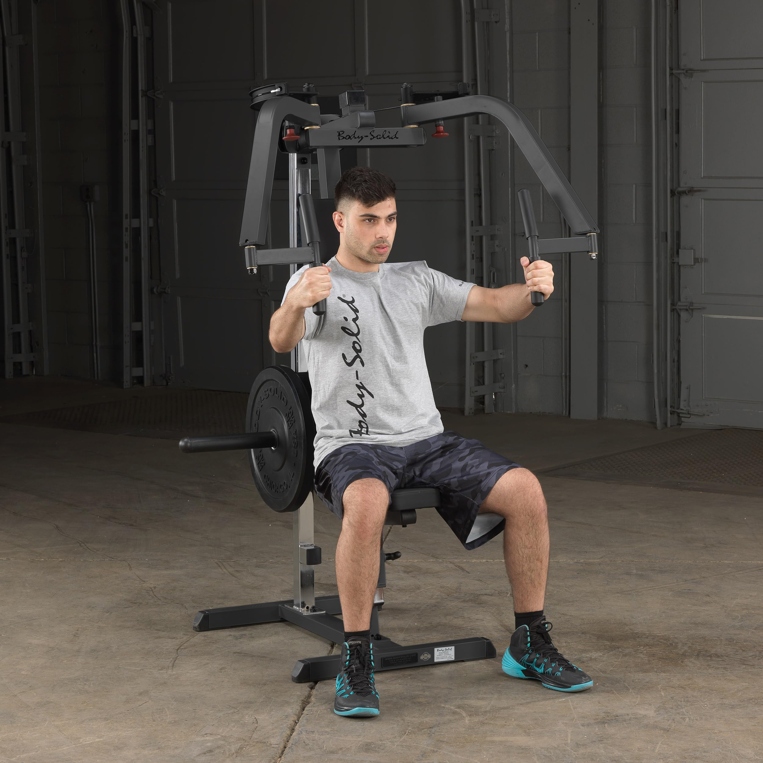 BODY-SOLID GPM-65 Brustmuskeltrainer | Butterfly inkl. 30mm- oder 50mm-Adapter