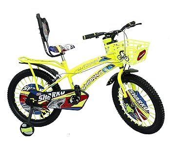 Adesh Vocal Kids Cycles 20T Sharko Age 5 to 8 Year Boys & Girls 90% Assembled (Green)
