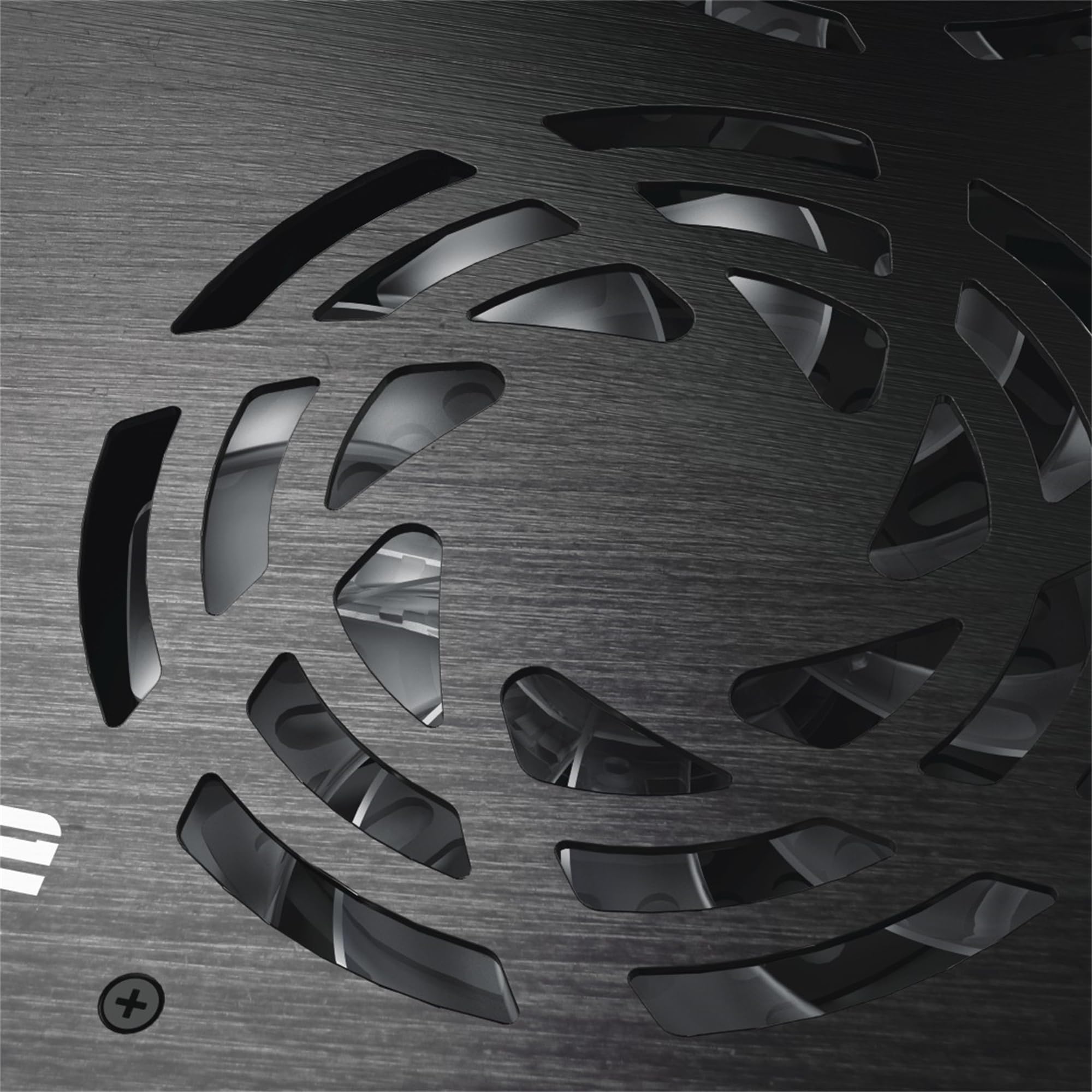 uRage Gaming-Notebook-Kühler Freezer 600 Metal, 4 leistungsstarke Lüfter, LED-Beleuchtung, für Notebooks bis 17,3'', Oberfläche aus Metall, Aluminiumgehäuse, rutschfest, schwarz