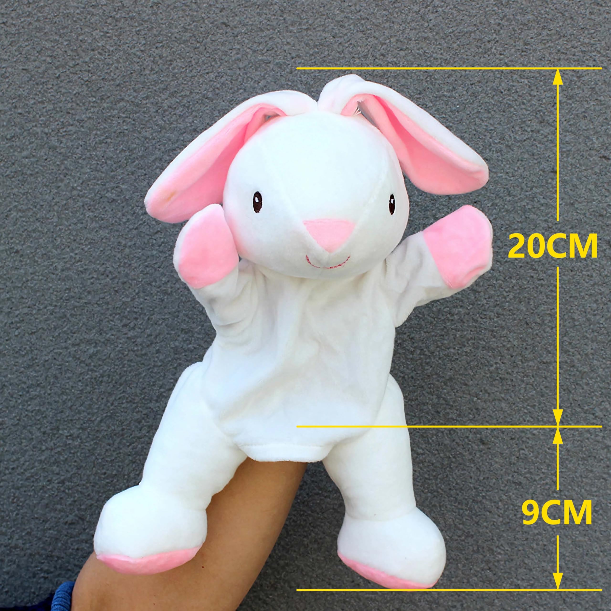 Burattini da mano per animali per bambini, neonati, inclusi lupo, tigre, leone, scimmia con le gambe, perfetti per raccontare storie, lezioni, prescolare, regali di compleanno