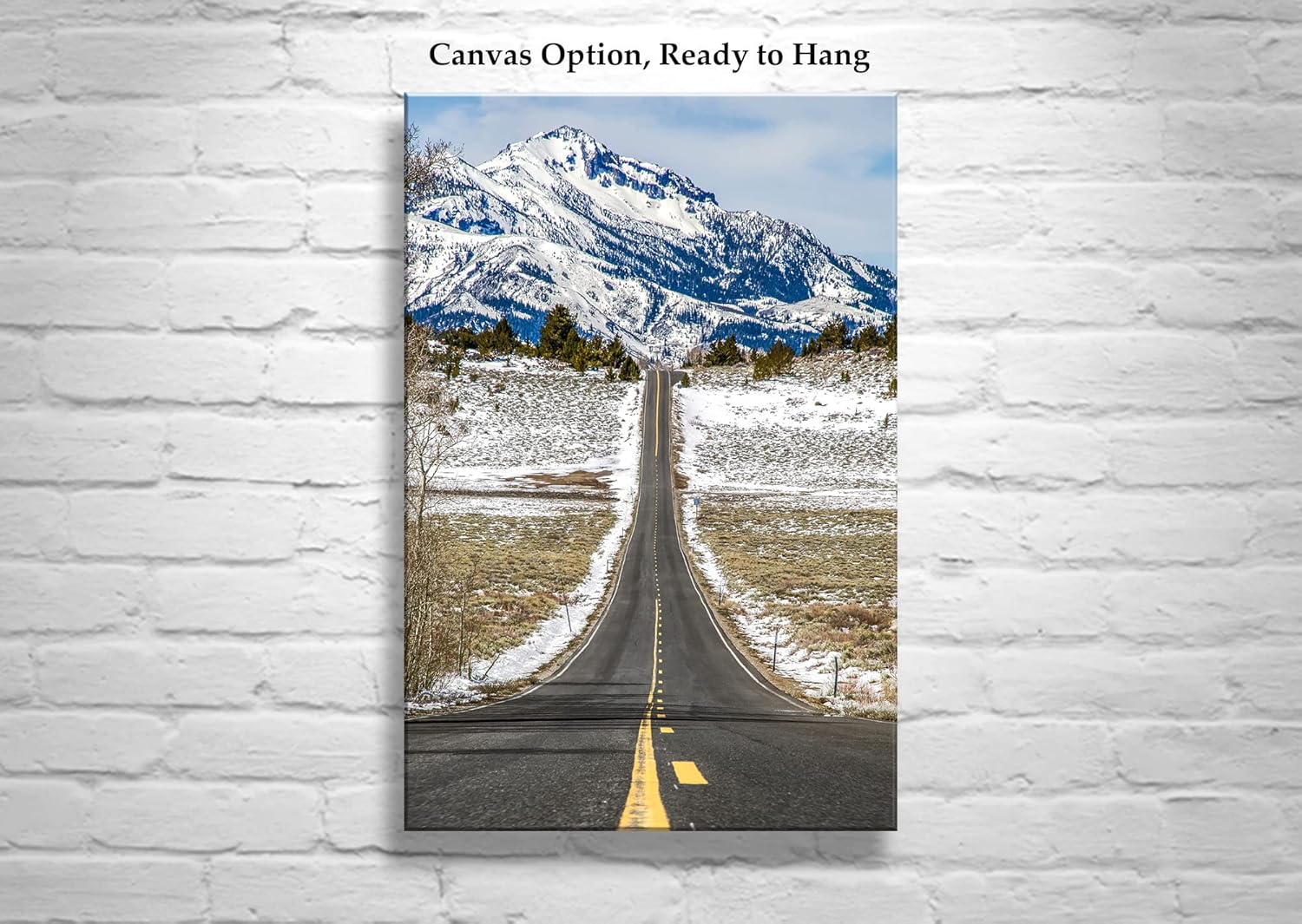 Road Trip Photograph in Sierra Nevada Mountain Winter