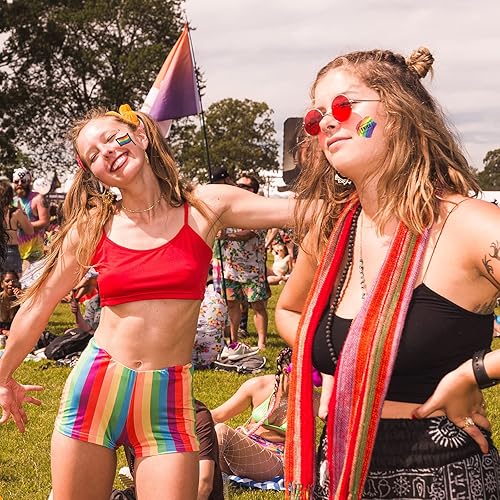 Miniatura 5 de 77 calcomanías de tatuaje de arcoíris, tatuajes temporales de orgullo, decoraciones de tatuajes gay, accesorios Lgbtq, impermeables, calcomanías de