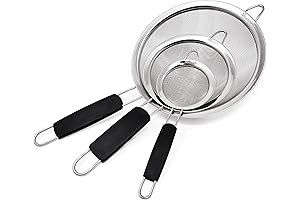 Makerstep Fine Mesh Strainers for Kitchen