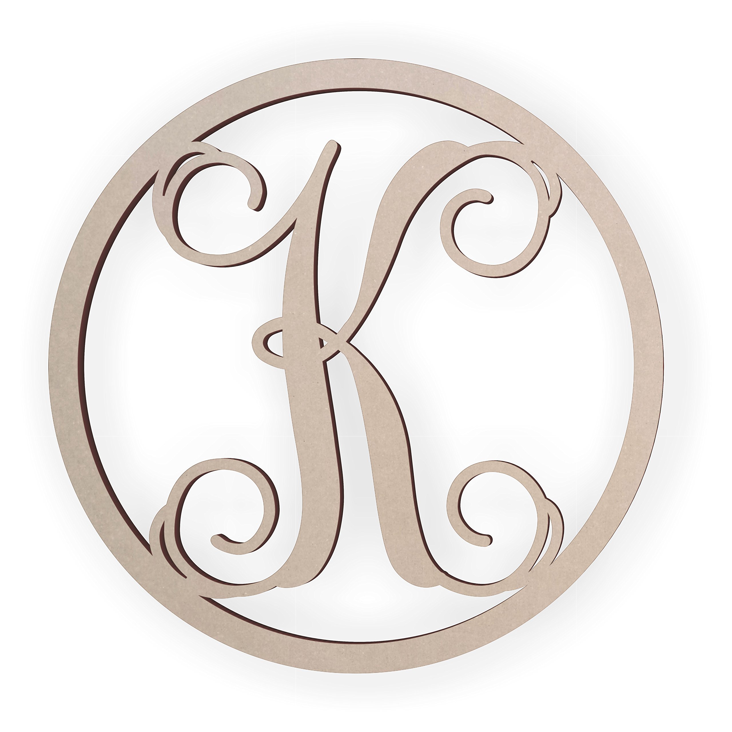 Buy Jess and Jessica Wooden Letter K, Wooden Monogram Wall Hanging