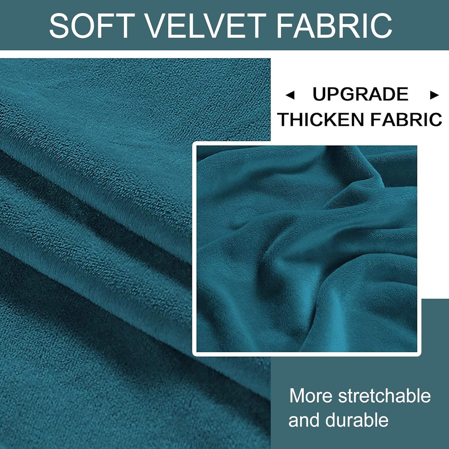 Round Saucer Chair Cover Velvet, Stretch Moon Chair Slipcovers 1 Piece Soft Moon Chair Cover with Elastic Bottom Saucer Chair Slipcover for Dogs Cats -Teal-Large