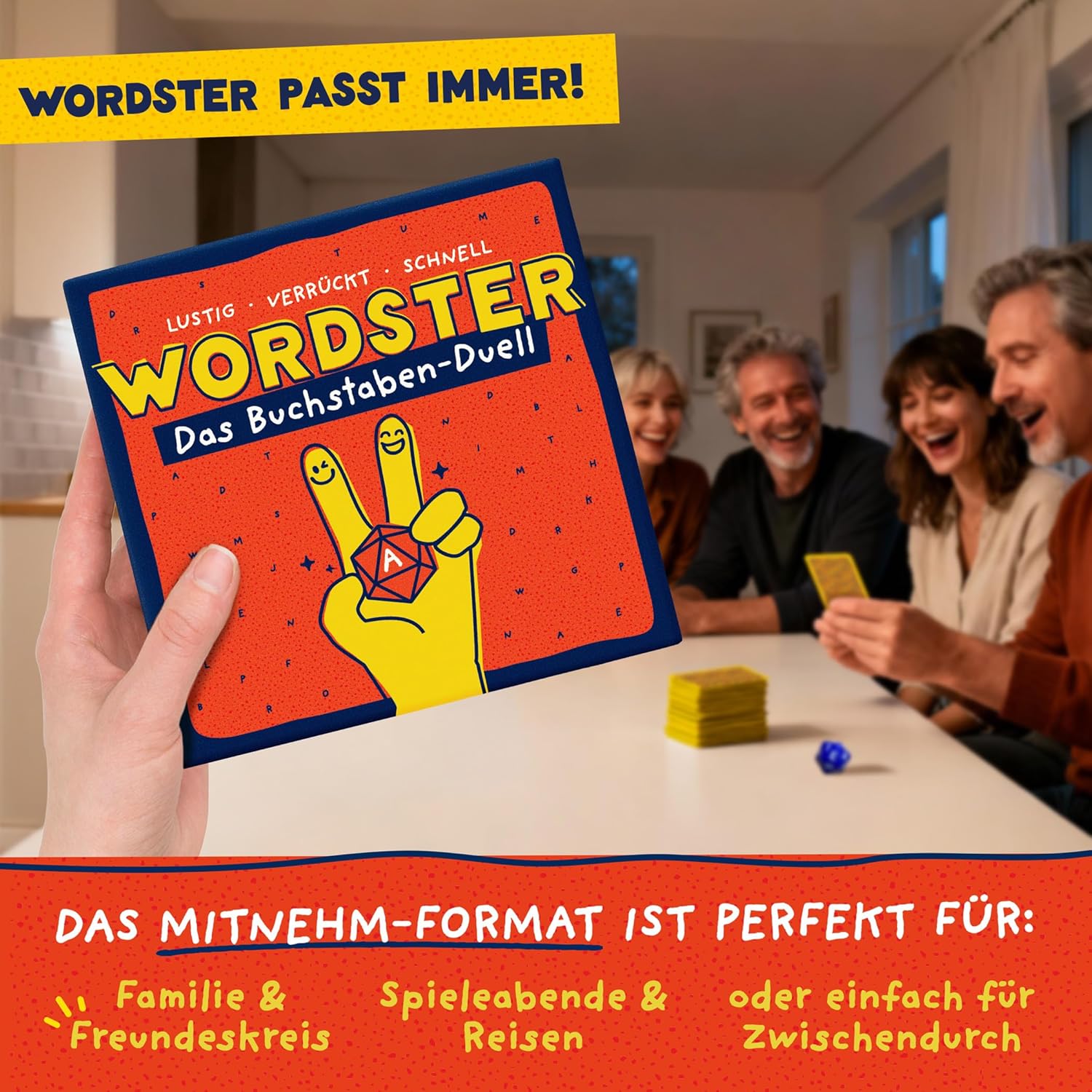 The Letter Duel - Funny Game for Adults and Teenagers - City Country River Card Game for 2 to 8 People from 10 Years - Funny Party Game Family Game Party Game