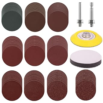 100  7.6 cm           1/4    80grit -3000grit