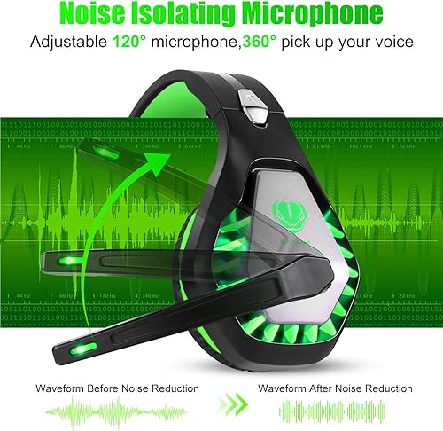 Miniatura 7 de ENVEL Tarjeta de sonido USB+auriculares para juegos con micrófono para PC, PS4, PS5, Nintendo Switch, Xbox One X S