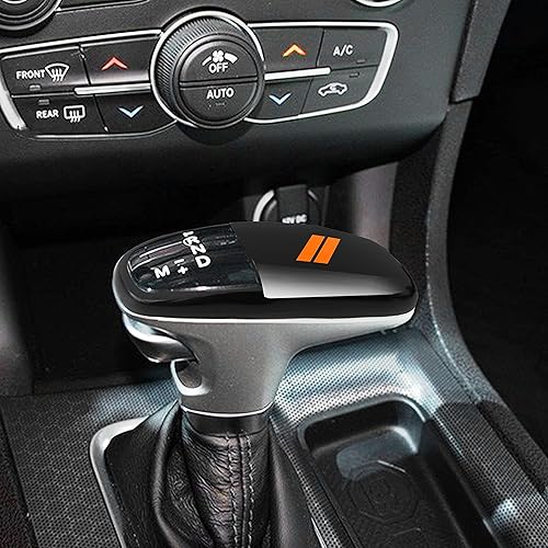 Miniatura 3 de SENSHINE Cubierta de la palanca de cambios para Dodge Charger Accesorios 2015-2023 Challenger 2015-2024 Durango 2016-2025 ABS Interior de carcasa