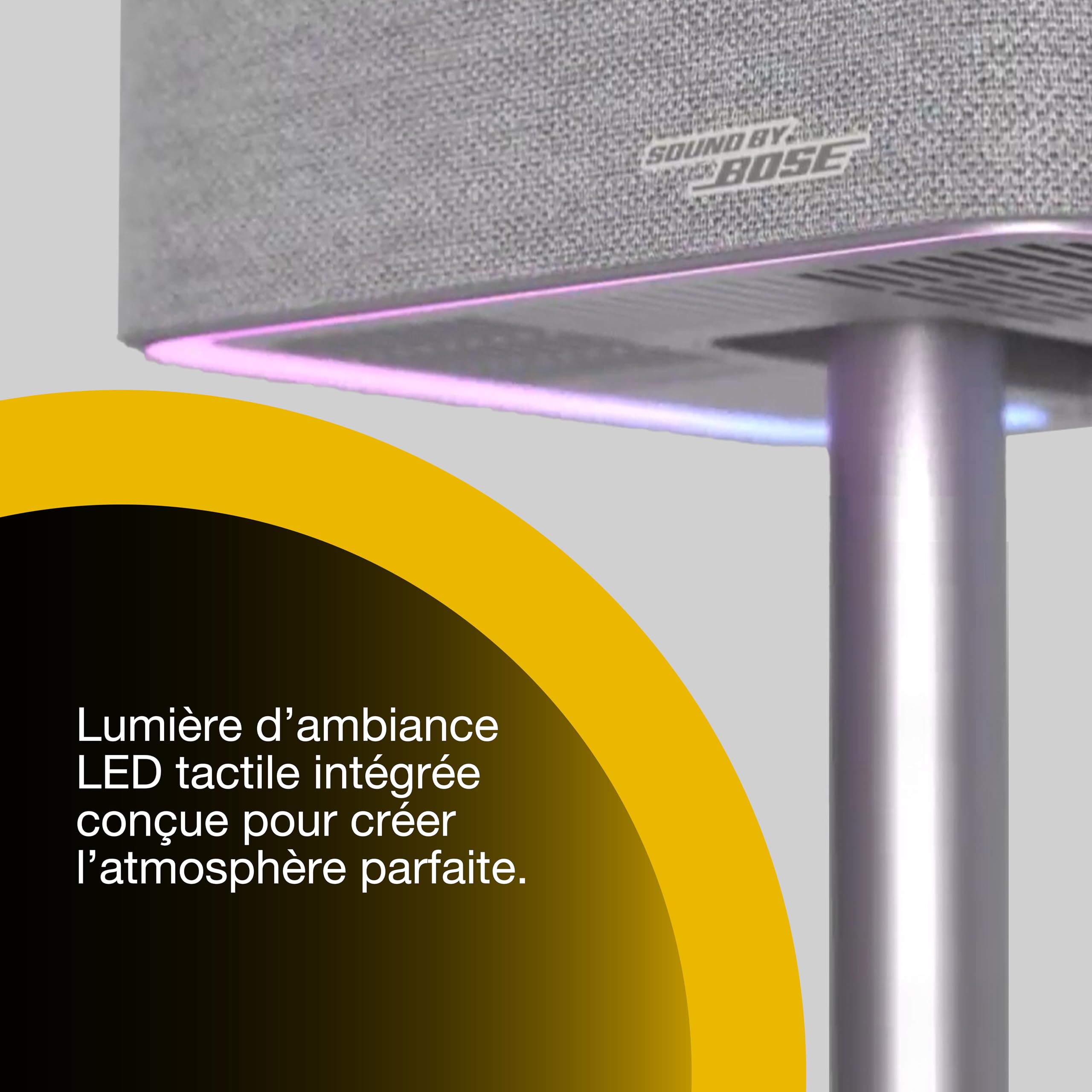 Epson Lifestudio Flex Plus EF-72 | Projecteur TV Intelligente Portable, 4K Pro-UHD | 1 000 lumens | 3LCD x RGB-LED | Sound by Bose | Google TV | Config. aisée | Écran 150 po | Garantie 5 Ans | Chêne