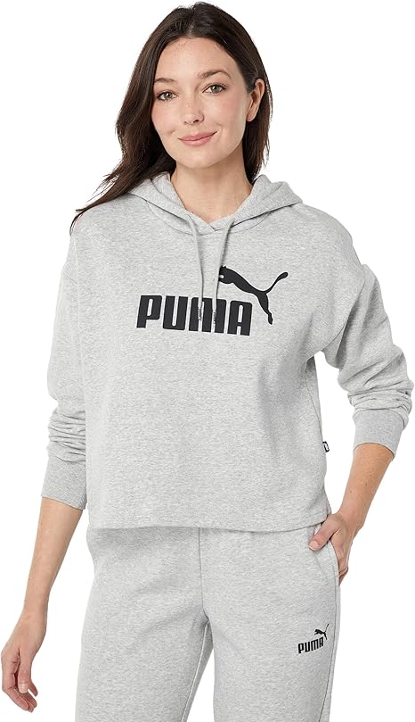 PUMA Essentials Cropped Logo Fleece Hoodie Men's Hooded Sweatshirt, Puma  white : Amazon.nl: Fashion