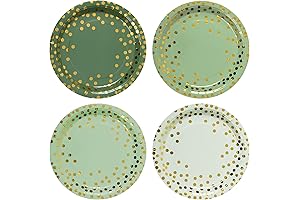 Sage Green Paper Plates for Stylish Events