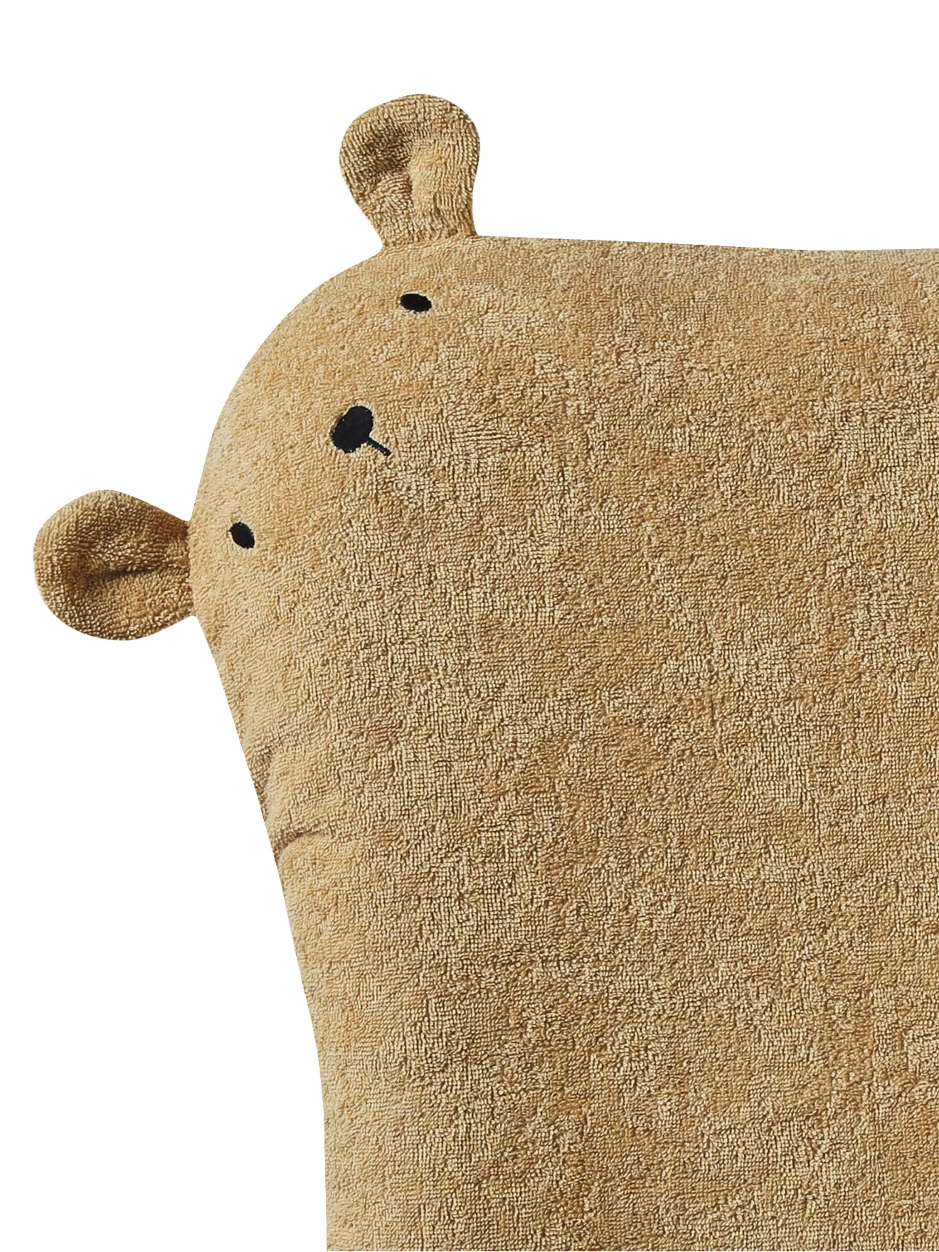 VERTBAUDET 2er-Set Frottee-Schonbezüge für Baby Wickelauflage karamell bär