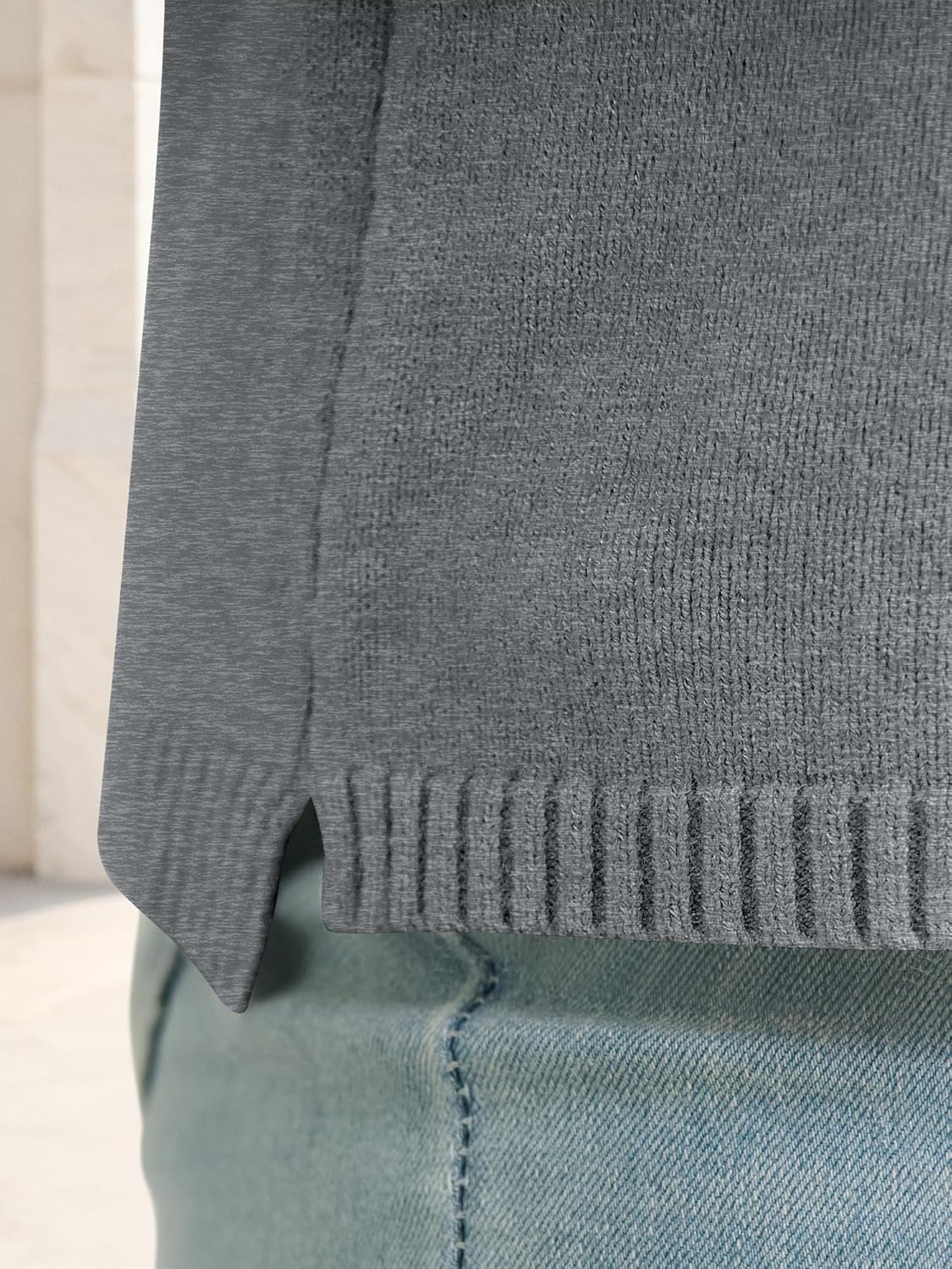 ANRABESS Womens Short Sleeve Sweater Oversized Lightweight Business Casual Tops Crewneck Soft Knit 2026 Spring Summer Outfits - Image 6