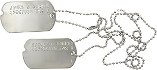 James Barnes"Bucky" & Steven Rogers Military Dog Tags