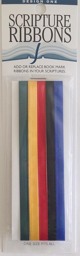 Scripture Verse Ribbon Amazon.com : Design One Scripture Ribbons - Provides Bookmark/Quick ...