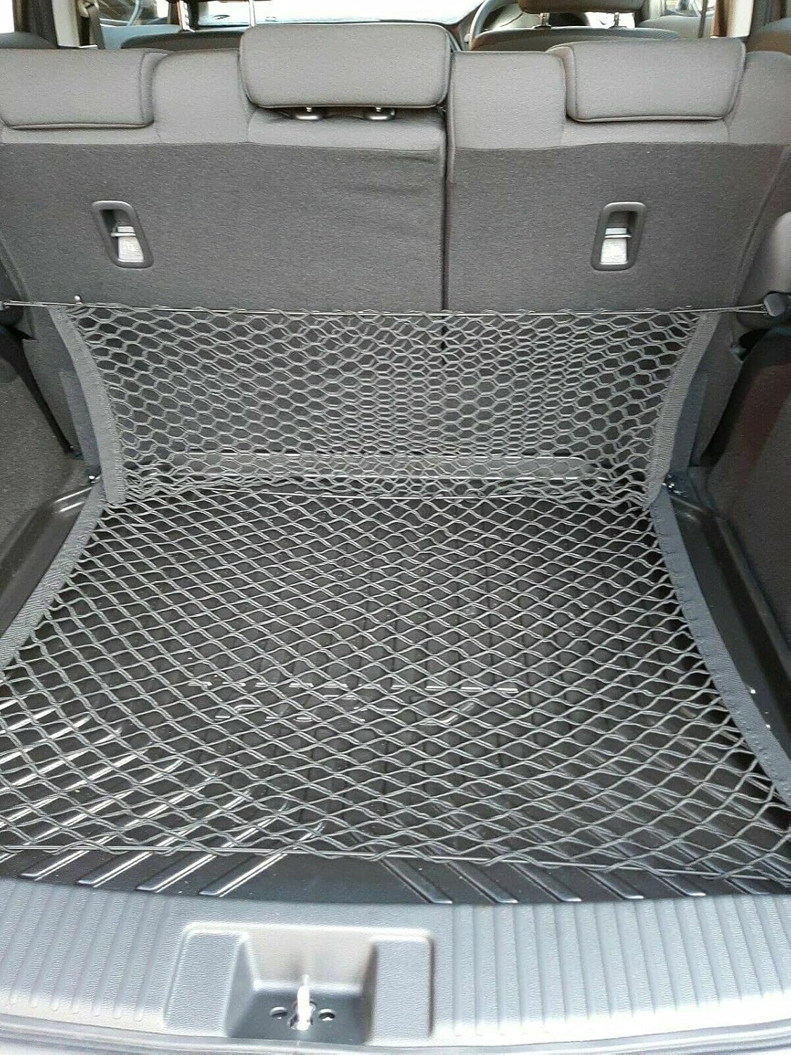 (Qty.2) Rear Trunk Organizer Cargo Nets for Honda HR-V 2016-2025 – Floor+Envelope Style Cargo Nets for SUV Truck – Premium Mesh Elastic Car Trunk Organizer – Compatible with Honda HR-V