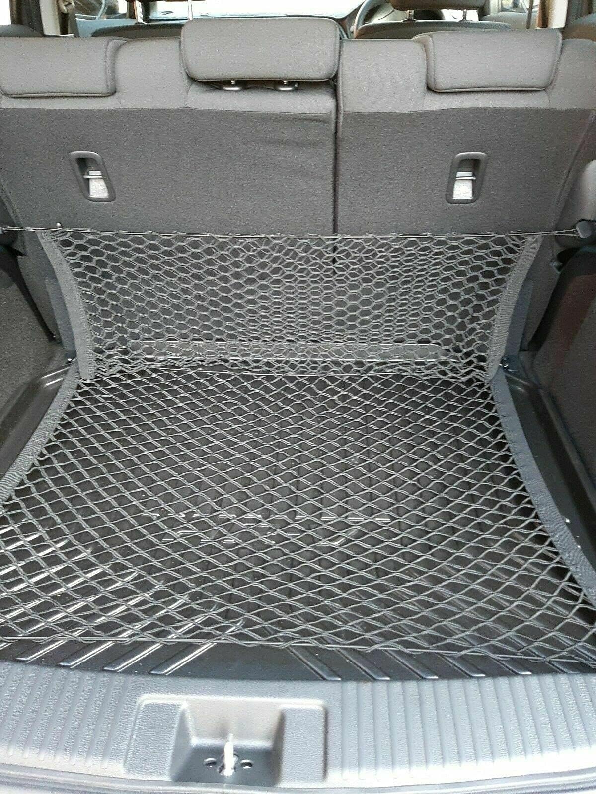 Rear Trunk Organizer Cargo Net for Honda HR-V 2016-2024 – Envelope+Floor Style Cargo Nets for SUV - Premium Mesh Car Trunk Organizer Vehicle Carrier Storage-Compatible with Honda HR-V