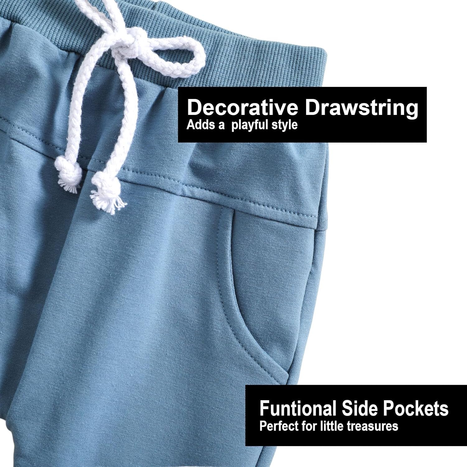 Baby and Toddler Boys 2-piece Clothes Set, Infant Cotton Long Sleeve Shirt and Pants Fall Winter Outfit - Image 4