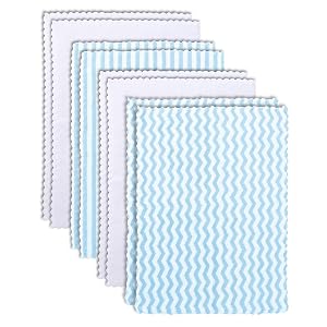 8 Pack Super Soft Baby Burp Cloths Baby Washcloths Ultra Absorbent Large Newborn Burping Cloth for Boy and