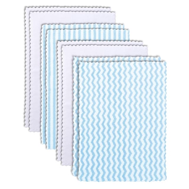 8 Pack Super Soft Baby Burp Cloths Baby Washcloths Ultra Absorbent Large Newborn Burping Cloth for Boy and