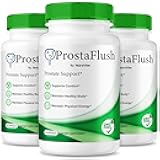 (3 Pack) ProstaFlush Capsules - Natural Prostate & Bladder Health Support, Prosta Flush Pills for Healthy Urinary Flow, Comfort & Peaceful Sleep | Easy-to-Swallow Premium Formula (180 Capsules)