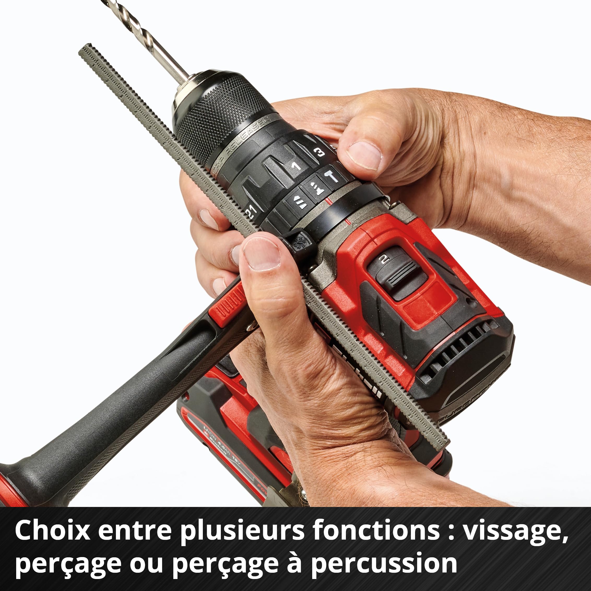 Einhell Professional Perceuse Visseuse à percussion sans fil TP-CD 18/120 Li-i BL - Solo Power X-Change (18V, moteur Brushless, 120 Nm, Mandrin 13mm) Livré sans batterie ni chargeur