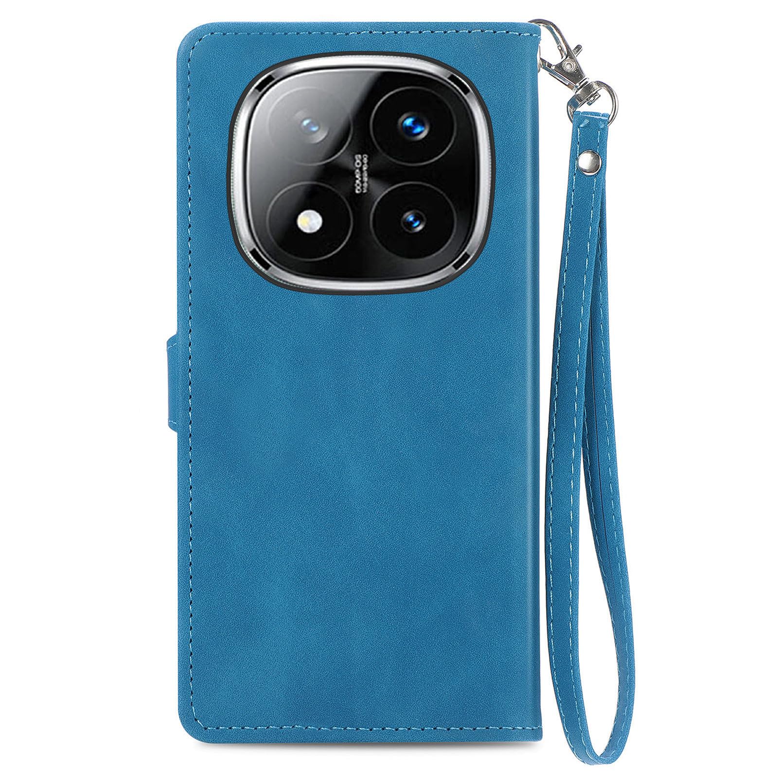 Yunubeyii Cover Libro per Xiaomi Redmi Note 14 Pro/Pro+ 5G/Poco X7 - [Blocco RFID] Luxury PU Leather Portafoglio Card Holder Magnetic Phone Custodia con Kickstand, Cover Protettiva Antiurto, Rosa