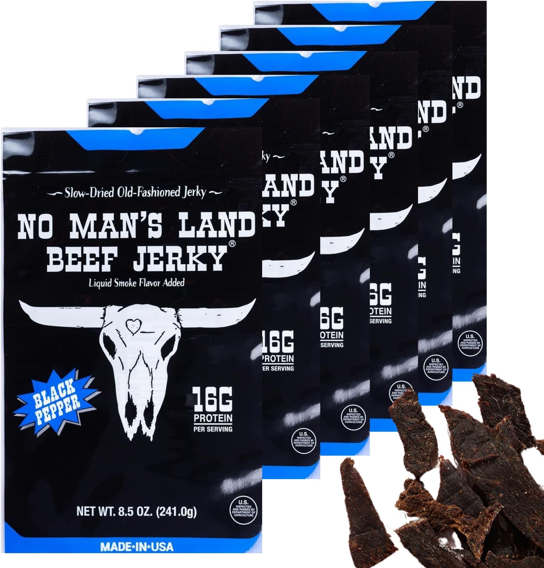 Authentic Beef Jerky | Slow-Dried | 17G Proteing Per Serving - Mega Bundle