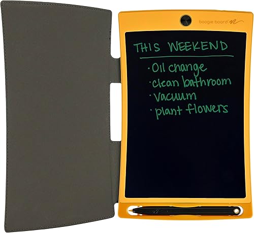 Jot - Tableta de escritura reutilizable para adultos, cuaderno digital de 8.5 pulgadas con borrado instantáneo, pantalla LCD y tecnología Boogie